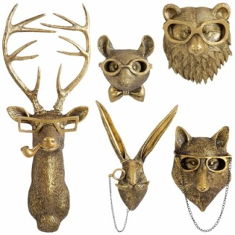 GUASDIE Animal Heads Wall Decor