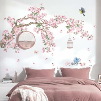 Cherry Blossom Tree Branch Wall Decals