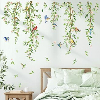 decalmile Hanging Vine Wall Decals